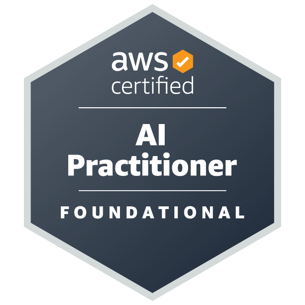 Badge AWS Certified AI Practitioner